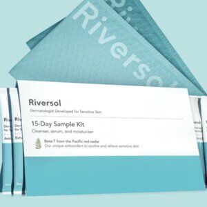 15-30 Day Supply Riversol Cleanser, Serum Moisturizer Set Concentrate Anti Aging